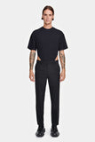 Louis Gabriel Nouchi BODY T-SHIRT IN RECYCLED RIBBED JERSEY BLACK