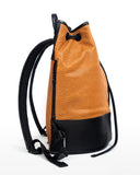 MORPHOSIX LUX UTILITY LEATHER BAG GOLDEN AMBER