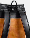 MORPHOSIX LUX UTILITY LEATHER BAG GOLDEN AMBER