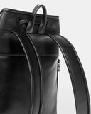 MORPHOSIX LUX UTILITY LEATHER BAG RAVEN BLACK