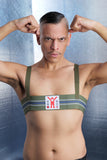 WALTER VAN BEIRENDONCK Jock Elastic Harness Green SS23