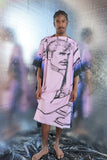 TOM OF FINLAND x WE ARE SPASTOR KAFTAN PINK