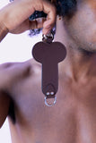 JW ANDERSON PUNK PENIS KEYRING BROWN