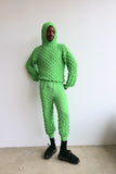 Henrik Vibskov SPIKE HOODIE GREEN