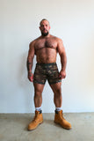 Alfons Dovana Camo Biker Shorts