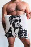 Leather Daddy Pillow by Michael DiMartino