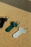 NICLAS HENRIKSEN GREEN D KEYCHAIN