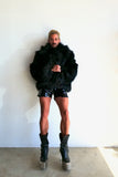 GMBH Sadia Faux Fur Jacket Black
