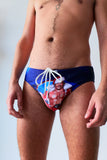 Tom of Finland SANTA Swim Brief by Peachy Kings