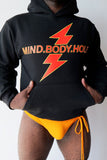 K.INGSLEY MIND.BODY.HOLE Hoodie Black