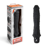 Powercocks 8" Girthy Realistic Vibrator Black