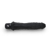 Powercocks 8" Girthy Realistic Vibrator Black