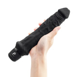 Powercocks 8" Girthy Realistic Vibrator Black