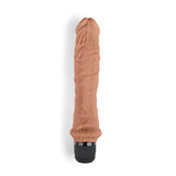 Powercocks 8" Girthy Realistic Vibrator Mocha