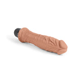Powercocks 8" Girthy Realistic Vibrator Mocha
