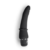 Powercocks 7" Slim Anal Realistic Vibrator Black