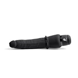 Powercocks 7" Slim Anal Realistic Vibrator Black