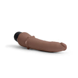 Powercocks 7" Slim Anal Realistic Vibrator Dark Brown