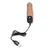 Powercocks 6.5” Realistic Vibrator Mocha