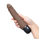 Powercocks 7" Realistic Vibrator Dark Brown