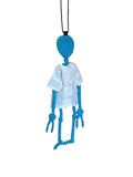 Walter Van Beirendonck Alien Friend + T Necklace in Blue