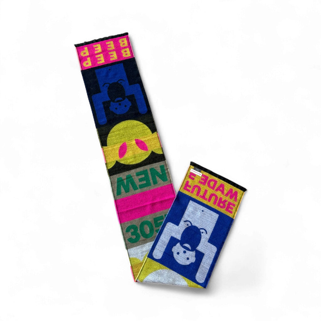 Walter Van Beirendonck Beep Beep Scarf - Pink