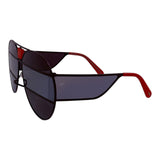 WALTER VAN BEIRENDONCK brutal pilot sunglasses - black mirror