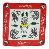 Walter Van Beirendonck Crown Bandana - Red