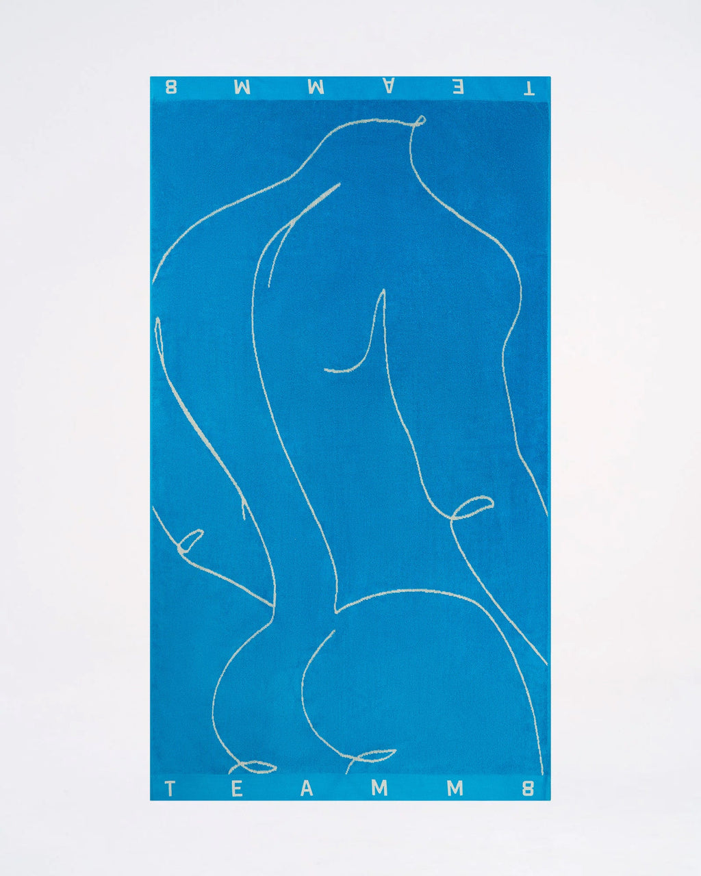 Teamm8 Physique Beach Towel - Azure