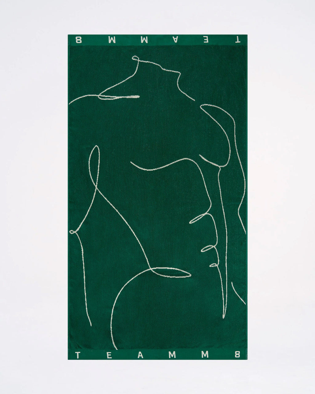 Teamm8 Physique Beach Towel - Emerald