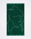 Teamm8 Physique Beach Towel - Emerald