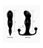 Aneros PROGASM Classic Male G-Spot Stimulator BLACK ICE