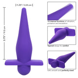 Anal Toys Rechargeable Silicone High Intense Probe - Purple