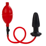 Anal Toys Expandable Butt Plug Black and Red