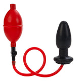 Anal Toys Expandable Butt Plug Black and Red