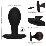 Anal Toys Weighted Silicone Inflatable Plug Large