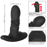 Eclipse Thrusting Rotator Probe Silicone Rechargeable Vibrating Butt Plug