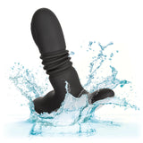 Eclipse Thrusting Rotator Probe Silicone Rechargeable Vibrating Butt Plug