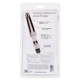 Anal Toys Vibrating Anal Probe Vibrator - Silver