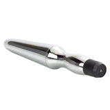 Anal Toys Vibrating Anal Probe Vibrator - Silver