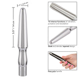 Anal Toys Rechargeable Silicone Anal Probe - Silver