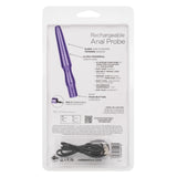 Anal Toys Rechargeable Silicone Anal Probe - Purple