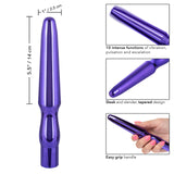 Anal Toys Rechargeable Silicone Anal Probe - Purple