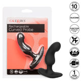 Anal Toys Rechargeable Curved Probe Silicone Anal Stimulator