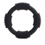 Rings! Adonis Silicone Cock Ring Hercules - Black