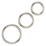 Rings! Silver Cock Rings (3 Piece Set)