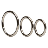 Rings! Silver Cock Rings (3 Piece Set)