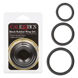 Rings! Black Rubber Cock Rings (3 Piece Set)