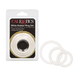Rings! White Rubber Cock Rings (3 Piece Set)