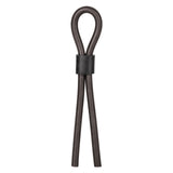 Rings! Silicone Stud Lasso Cock Ring - Black